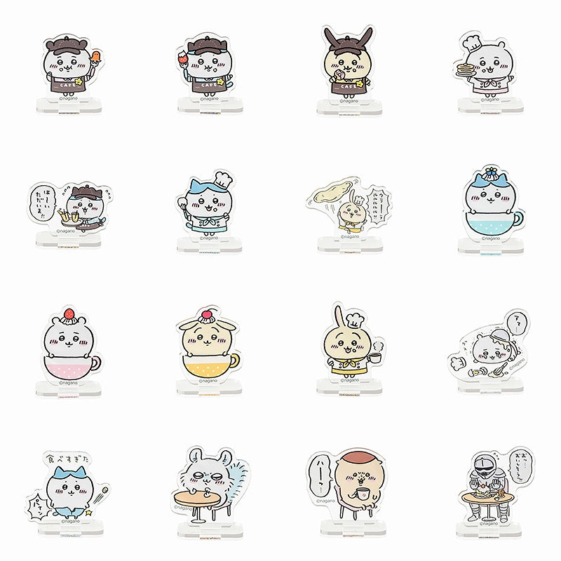 吉伊卡哇咖啡 交易型壓亞克力立牌（全16款） ちいかわカフェ トレーディングアクリルスタンド（全16種）