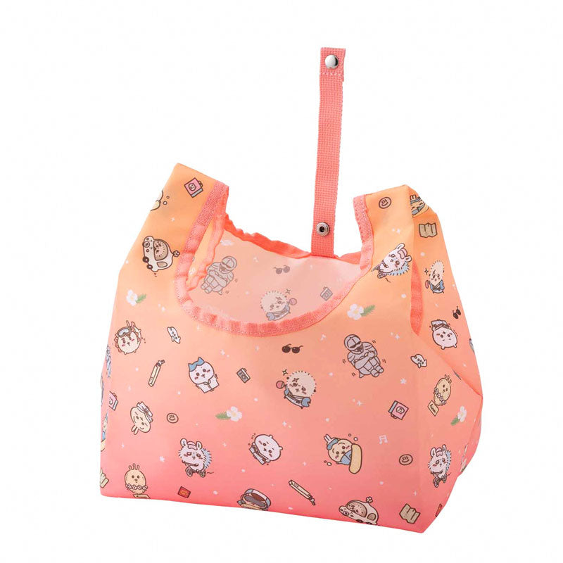 吉伊卡哇觀光 便利店大小環保袋（傳單圖案） ちいかわ観光 コンビニサイズエコバッグ（チラシ柄）