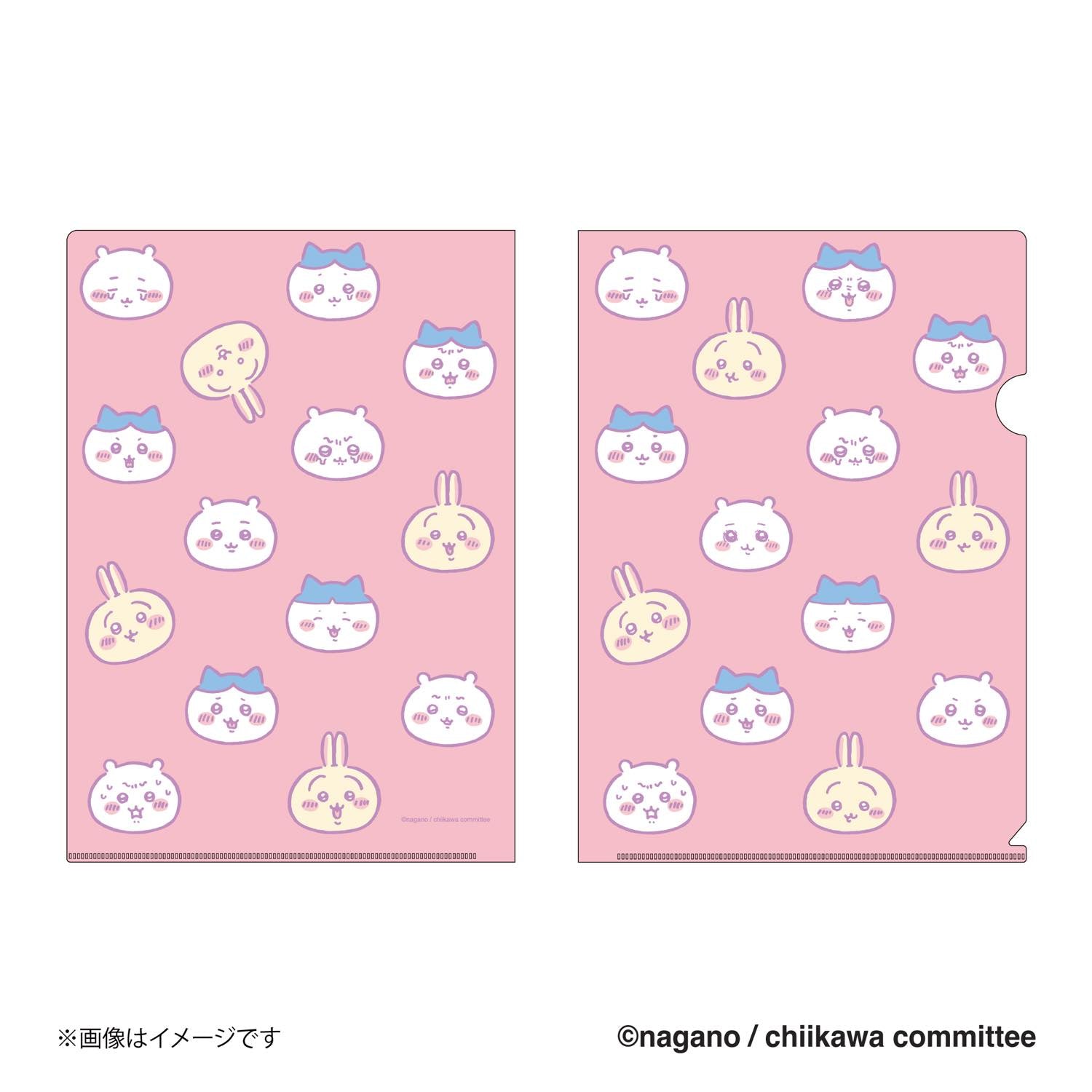 吉伊卡哇 透明文件夾（臉）ちいかわ クリアファイル（おかお）