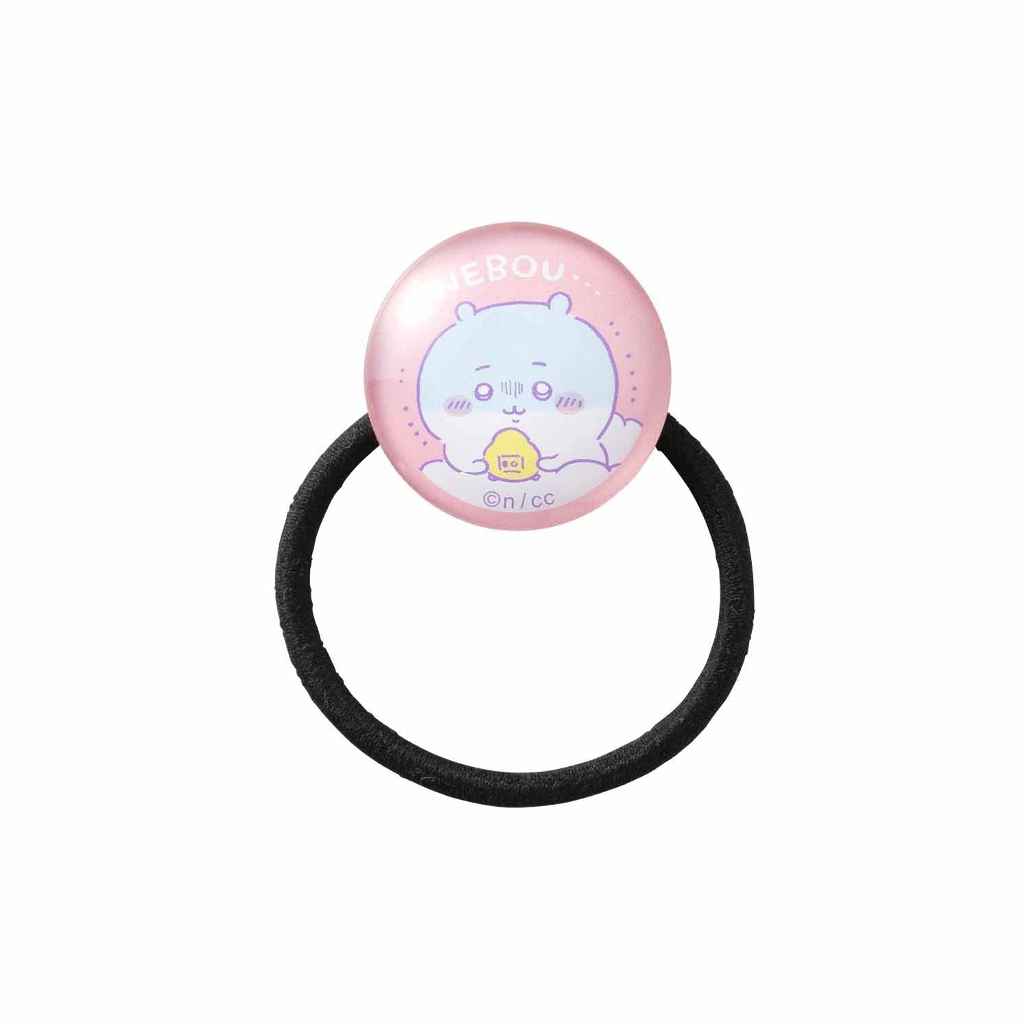 吉伊卡哇 玻璃製髮夾（賴床）ちいかわ ガラス製ヘアゴム（寝坊）