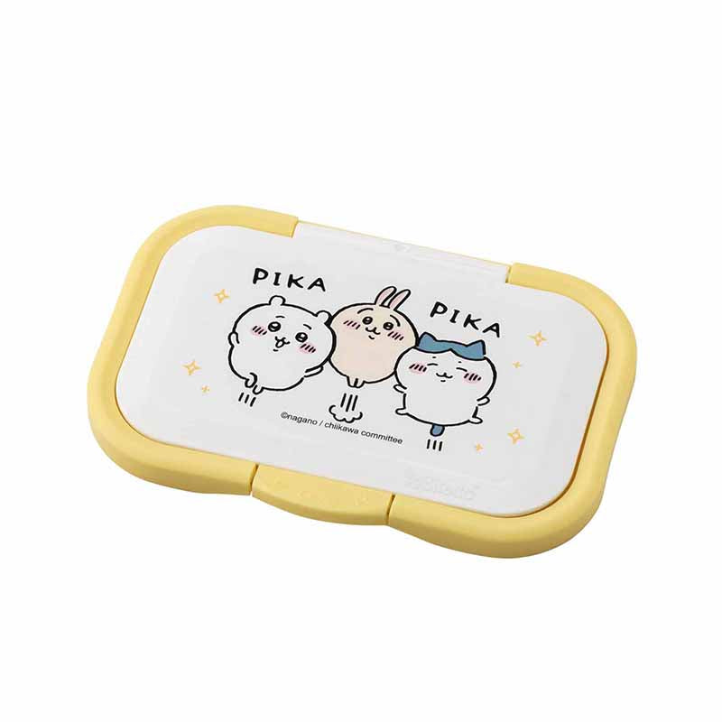 吉伊卡哇 貼可撕式濕紙巾蓋 抗菌（亮亮的） ちいかわ ビタット 貼ってはがせるウェットシートのフタ 抗菌（ピカピカ）