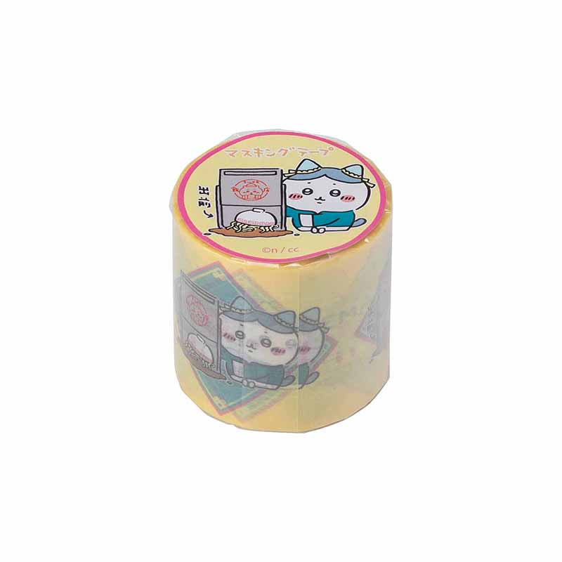吉伊卡哇飯店 粗型膠帶（外送小八貓）ちいかわ飯店 太めマスキングテープ（出前ハチワレ）