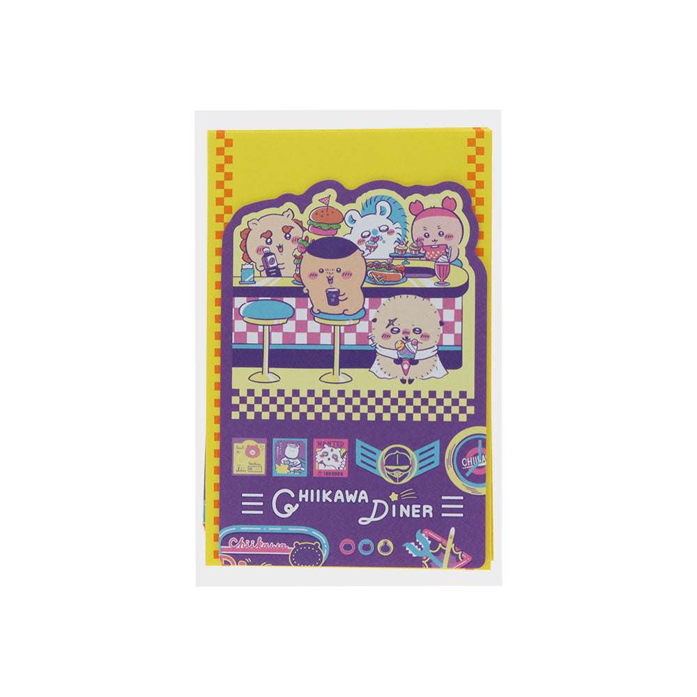 吉伊卡哇 異形信紙套裝 (吉伊卡哇 DINER 晚餐) ちいかわ ダイカットレターセット（ちいかわ DINER ディナー）