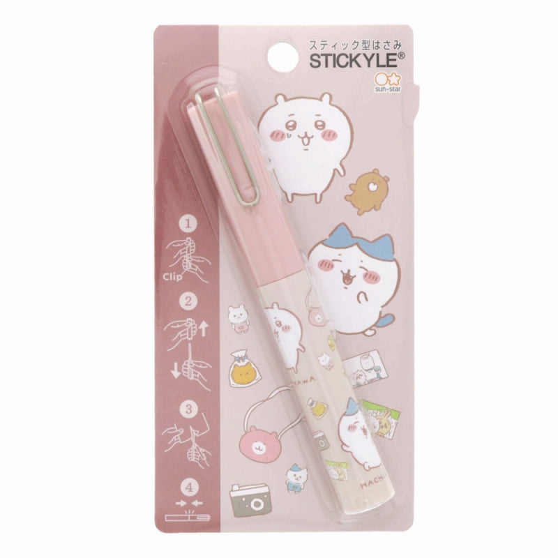 吉伊卡哇 粘性剪刀（吉伊卡哇＆小八貓） ちいかわ スティッキールはさみ（ちいかわ＆ハチワレ）