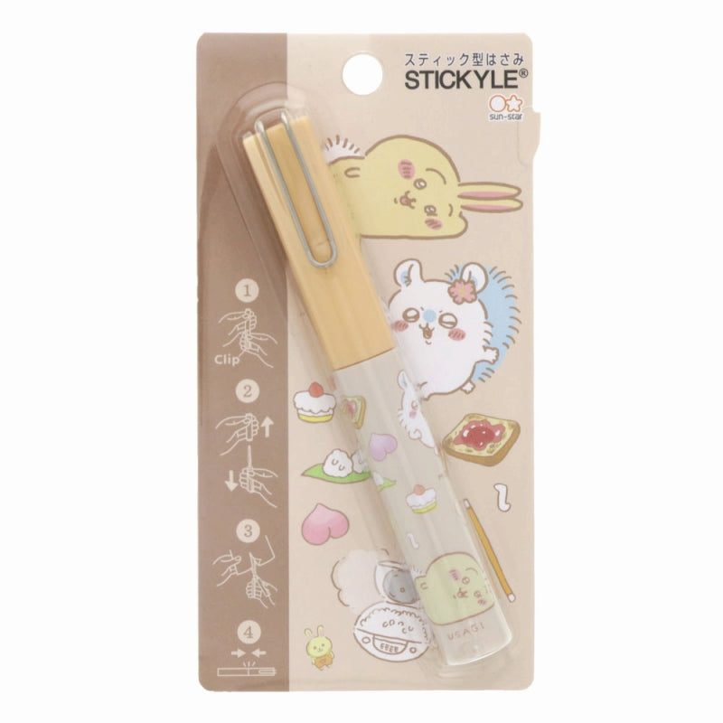 吉伊卡哇 粘性剪刀（兔子＆莫莫加） ちいかわ スティッキールはさみ（うさぎ＆モモンガ）