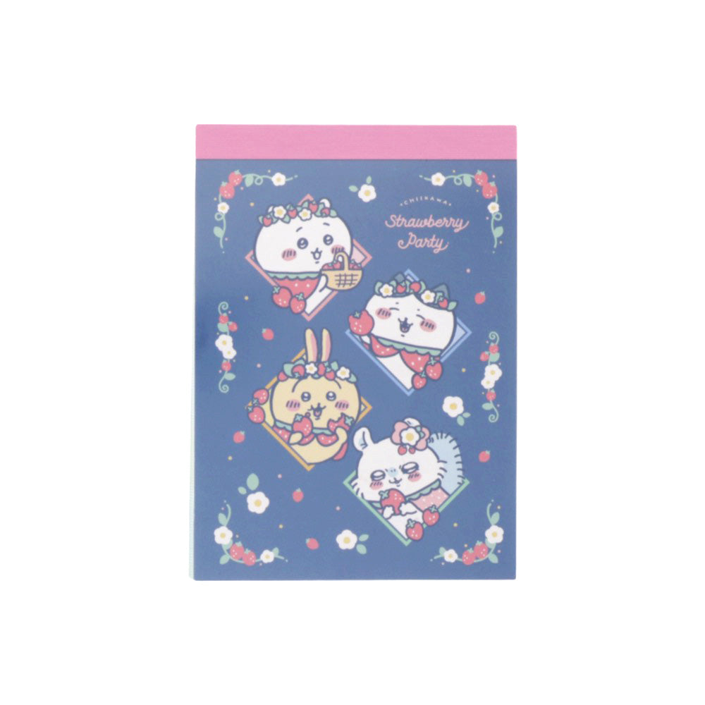 吉伊卡哇 小便簽紙（草莓披風） ちいかわ メモミニ（いちごケープ）