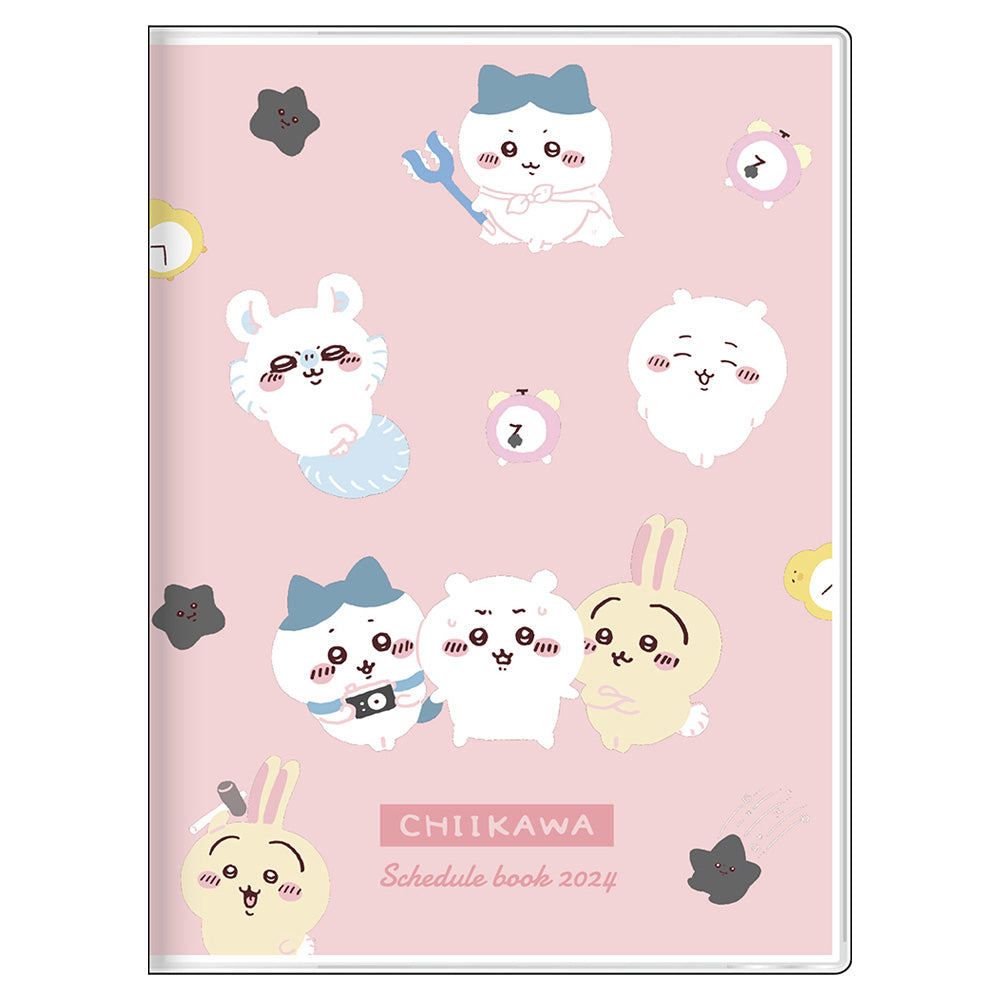 吉伊卡哇 月曆手帳A6 2024（宣傳單） ちいかわ 手帳月間A6 2024（チラシ）