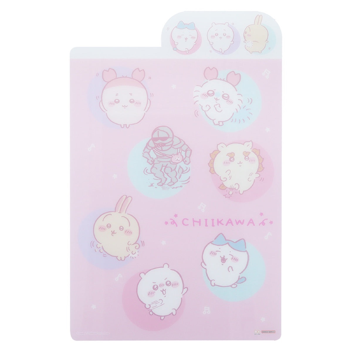 吉伊卡哇 造型墊板（朋友） ちいかわ ダイカット下敷（ともだち）