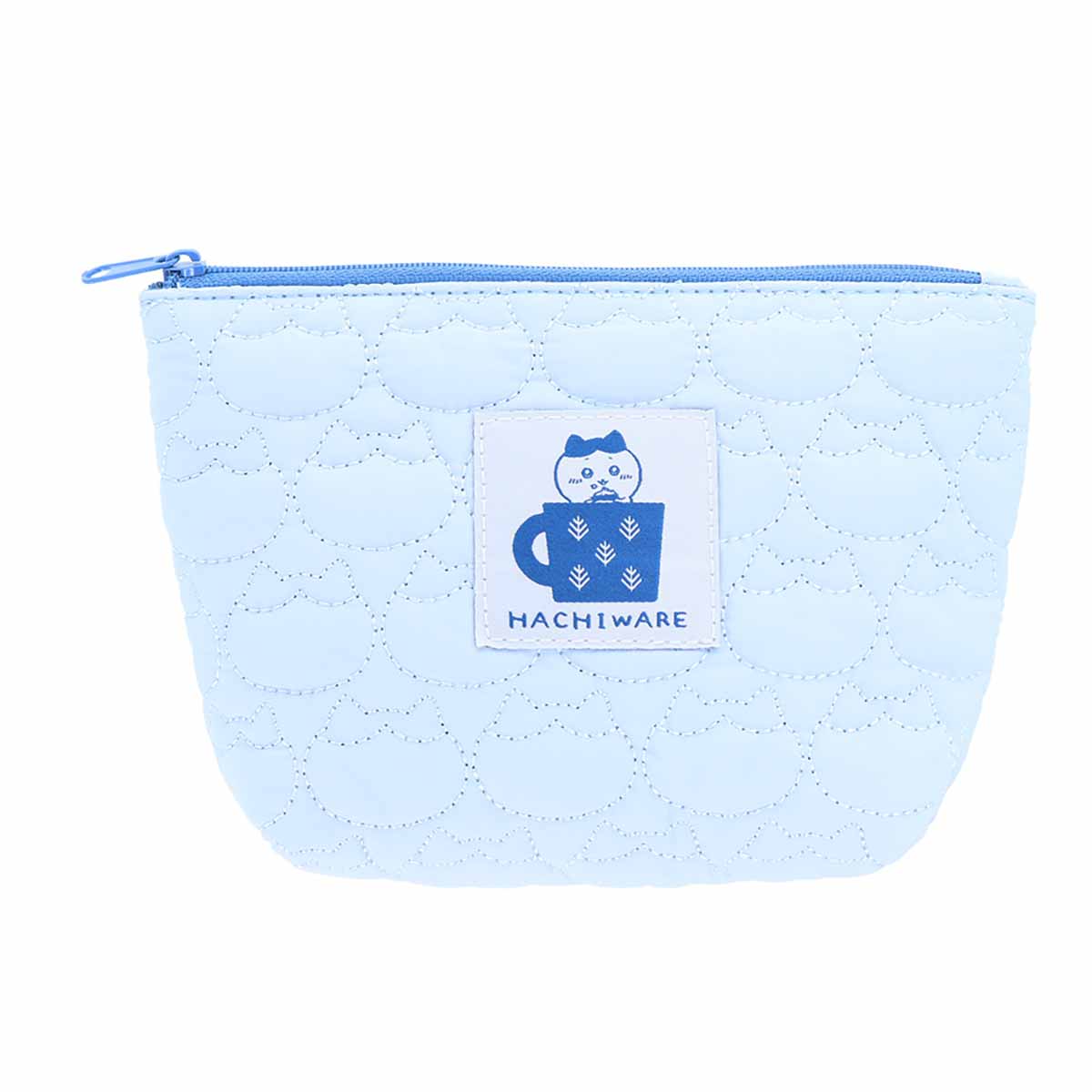 吉伊卡哇 絎縫船型筆袋（小八貓） ちいかわ キルティング舟形ペンケース（ハチワレ）