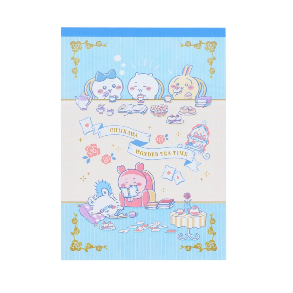 吉伊卡哇 A6便簽（茶時） ちいかわ メモA6（ティータイム）