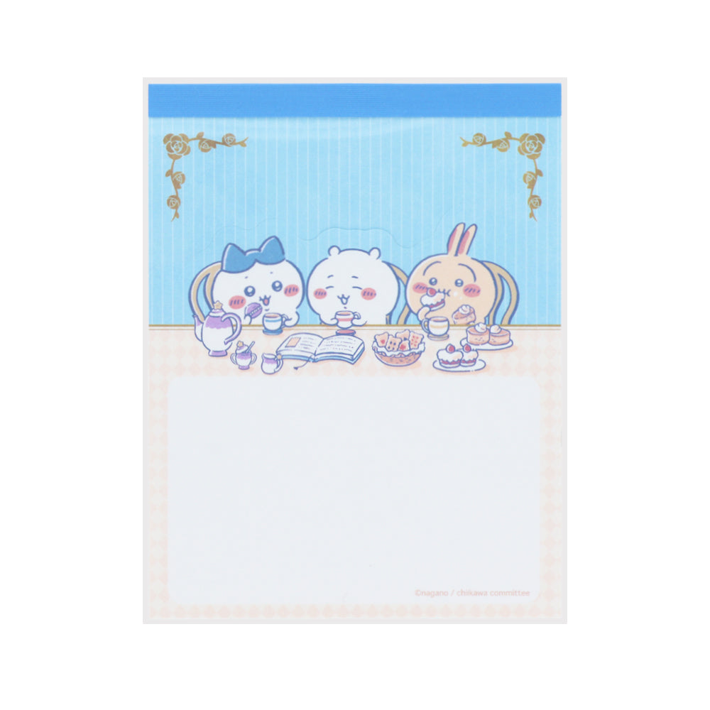 吉伊卡哇 訊息便簽（茶時A） ちいかわ メッセージメモ（ティータイムA）