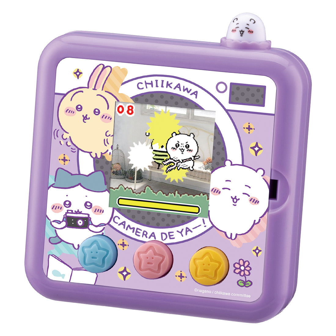 吉伊卡哇 相機拍照姿勢！！（紫色） ちいかわ カメラでヤーッ！！（パープル）