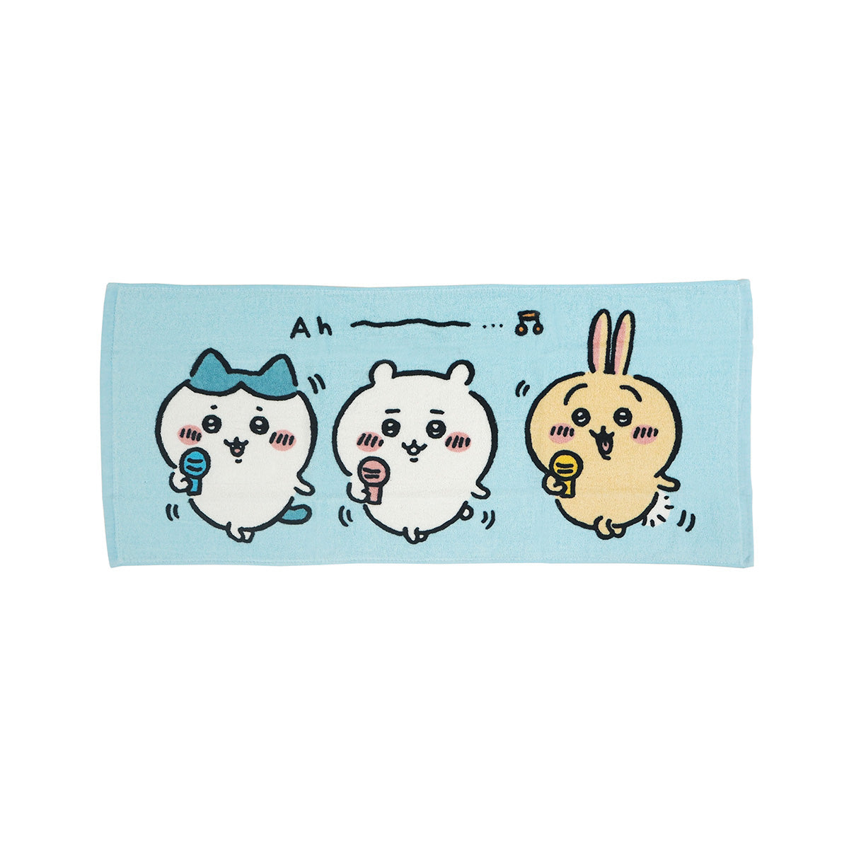 吉伊卡哇 面巾2P BL（音樂） ちいかわ フェイスタオル2P BL（ミュージック）