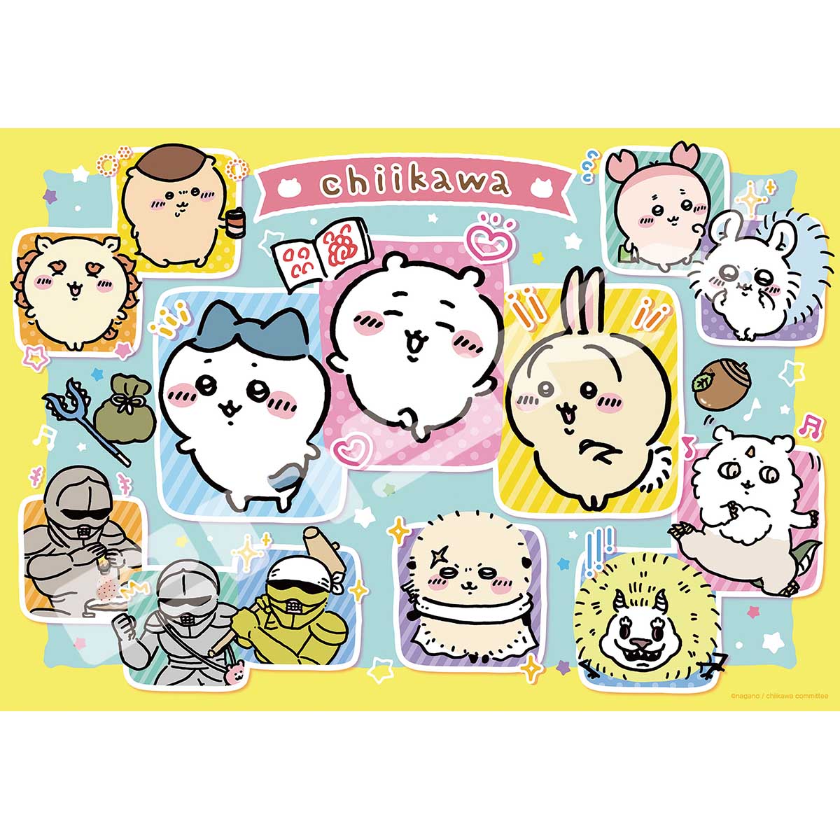 吉伊卡哇 1000片拼圖（No.1000T-377 吉伊卡哇與夥伴們） ちいかわ 1000ピースジグソーパズル（No.1000T-377 ちいかわとなかまたち）