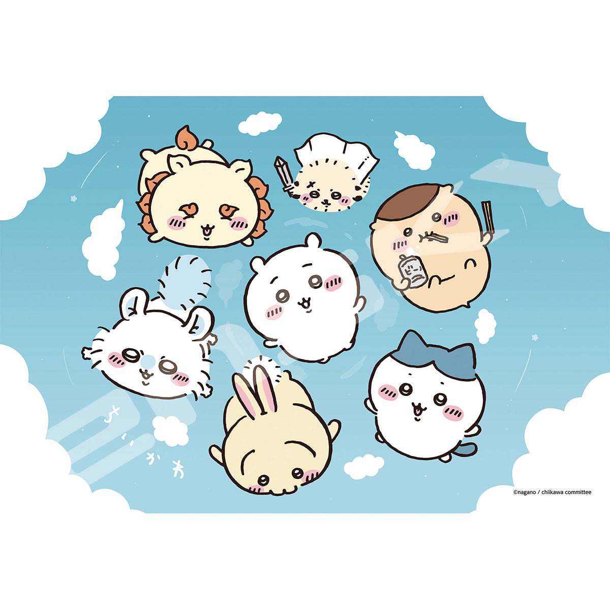 吉伊卡哇 300顆水晶拼圖（No.300-AC062 藍天） ちいかわ 300ピースアートクリスタルパズル（No.300-AC062 青空）