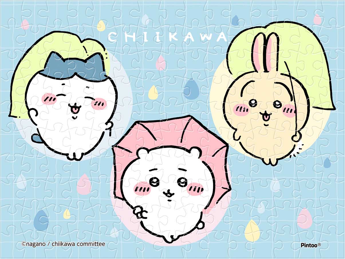 吉伊卡哇 150片拼圖（No.MA-102 潺潺水聲） ちいかわ 150ピースジグソーパズル（No.MA-102 ピチャピチャ）