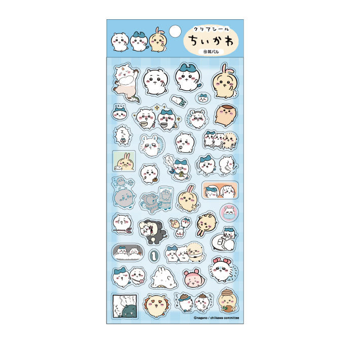 吉伊卡哇 清晰貼紙（10）耳巴魯 ちいかわ クリアシール（10）耳パル