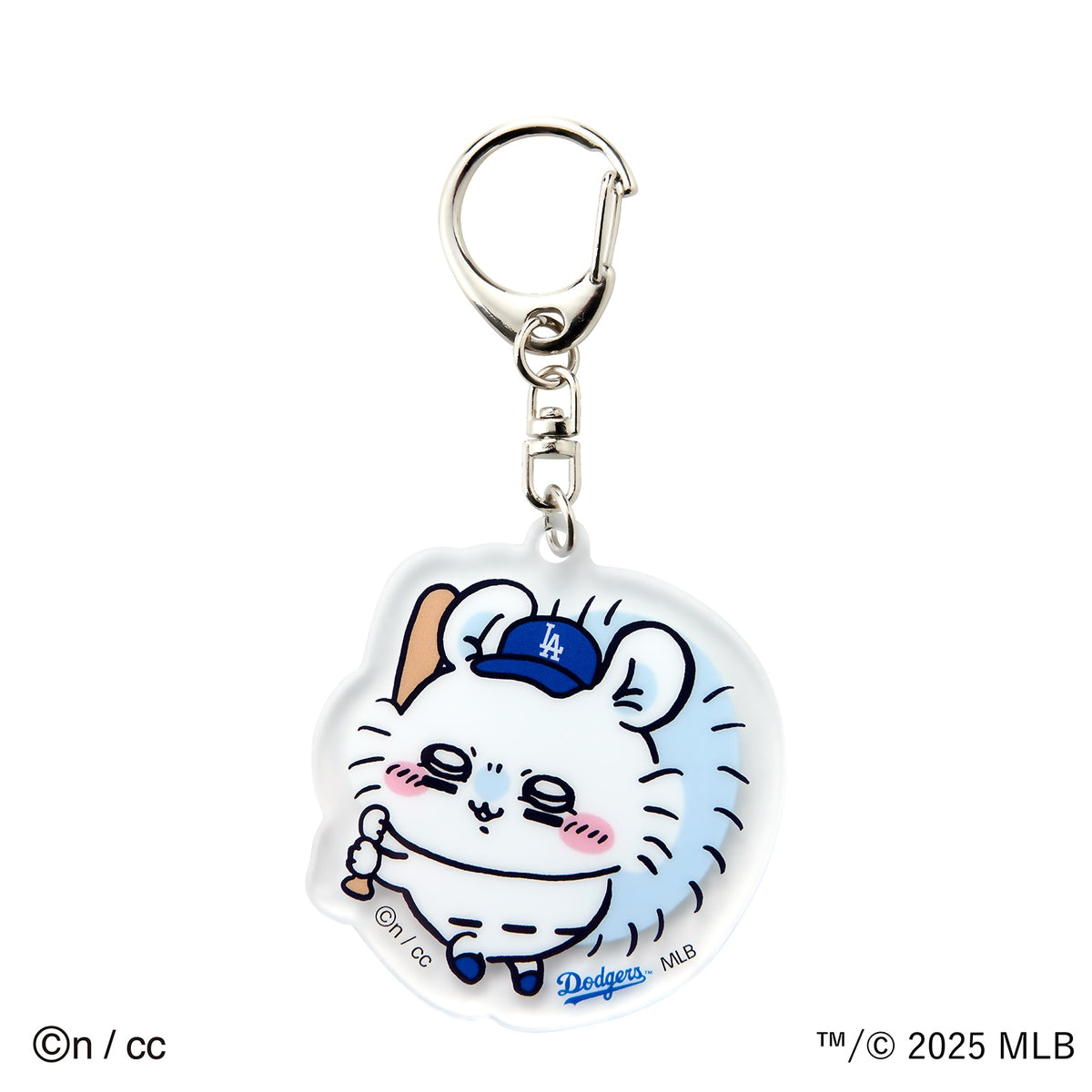 吉伊卡哇×MLB TOKYO SERIES 亞克力鑰匙圈 ④ 小桃鼠 ちいかわ×MLB TOKYO SERIES アクリルキーホルダー④モモンガ