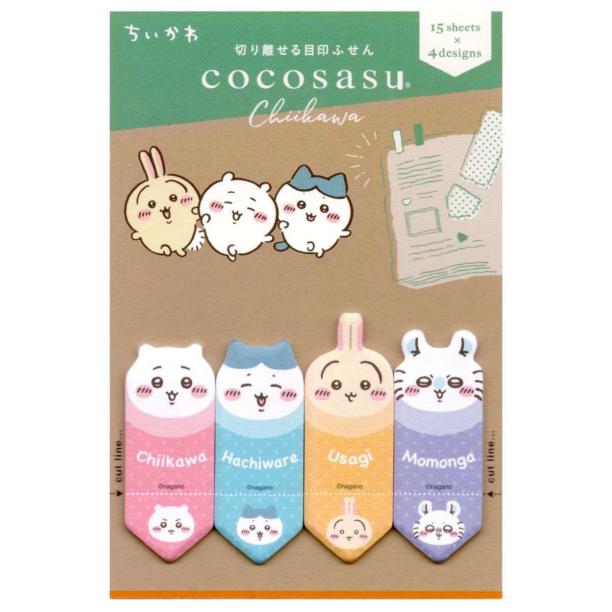 吉伊卡哇 Cocosasu 指示貼 (微笑) ちいかわ ココサス（スマイル）