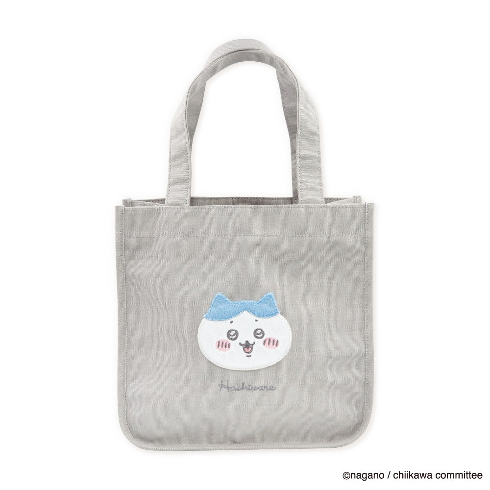 吉伊卡哇 輕軟布貼 迷你托特包（小八貓） ちいかわ ふわふわワッペン ミニトート（ハチワレ）