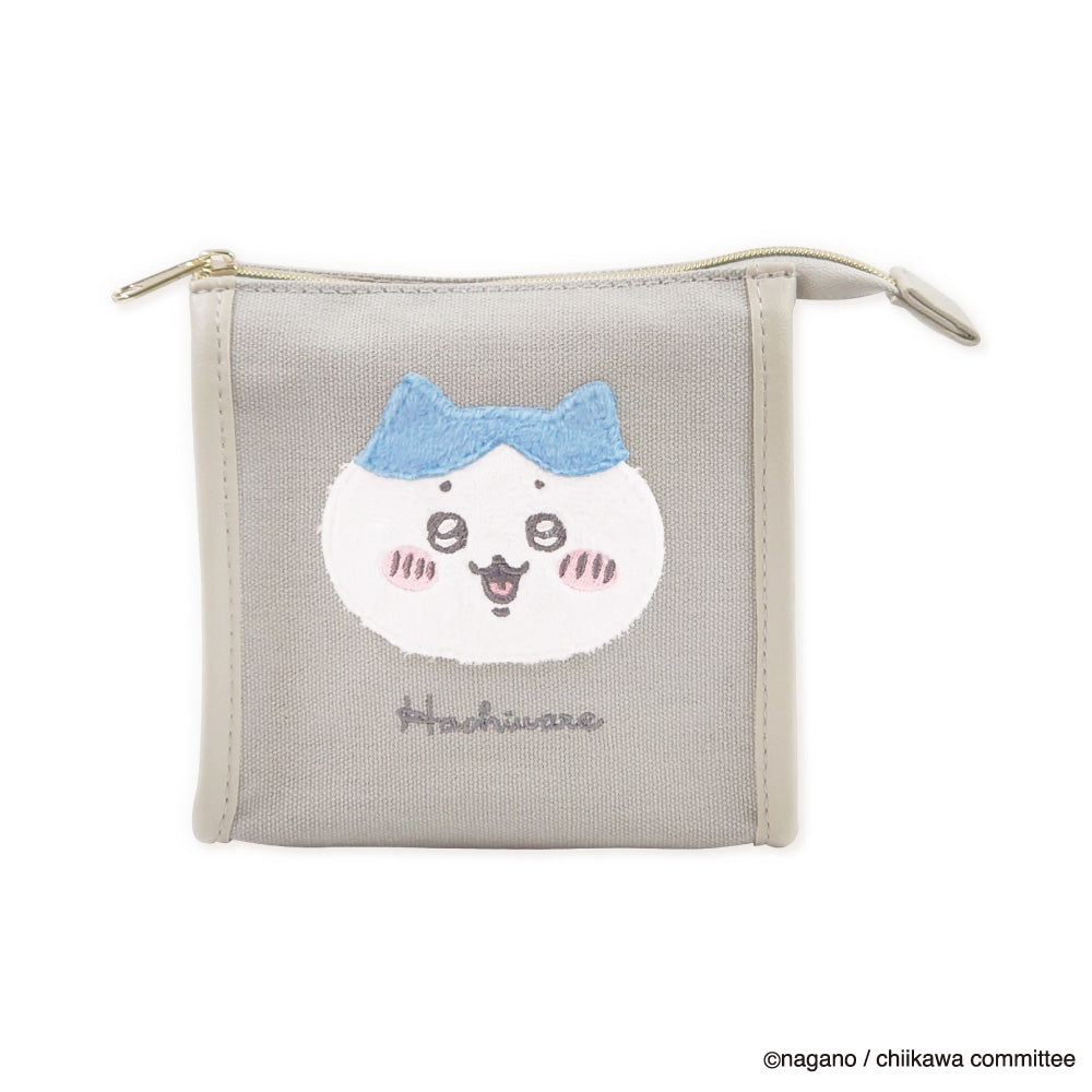 吉伊卡哇 輕軟布貼 迷你小包（小八貓） ちいかわ ふわふわワッペン ミニポーチ（ハチワレ）