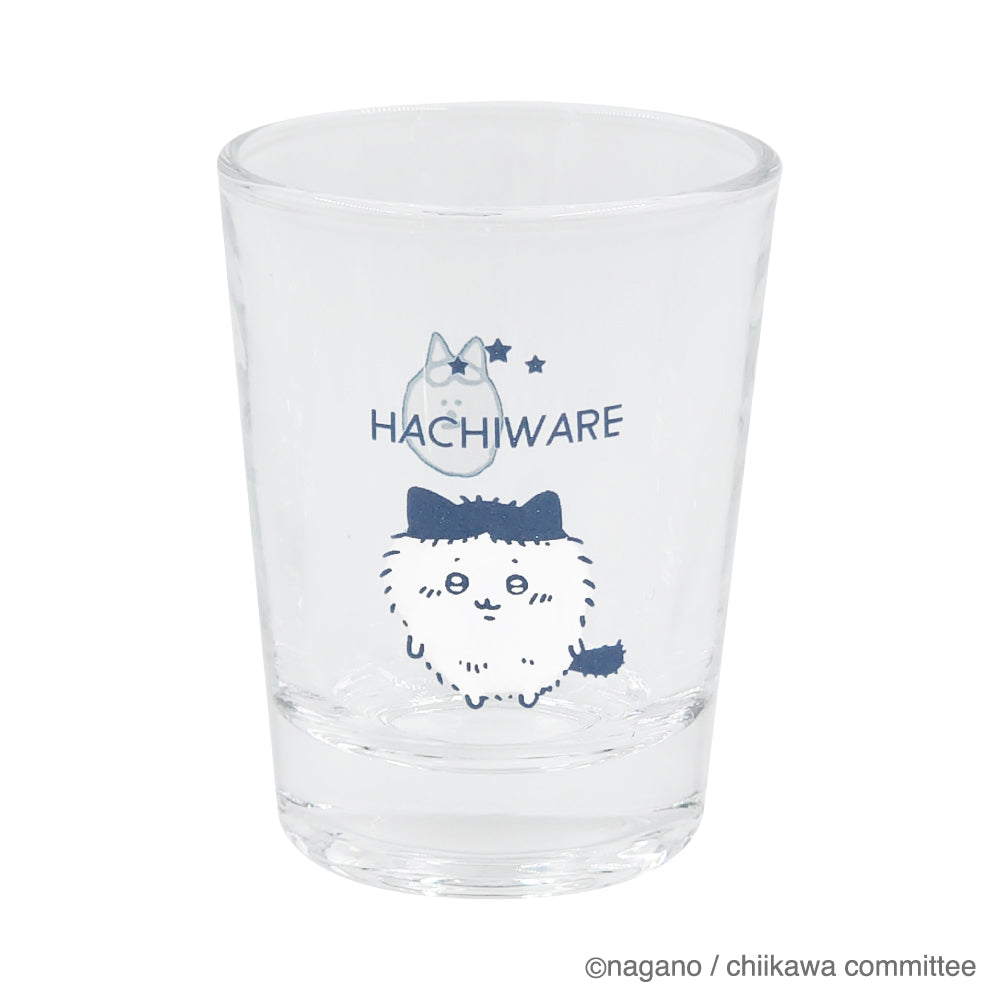 吉伊卡哇 迷你玻璃杯（小八貓2） ちいかわ ミニグラス（ハチワレ2）