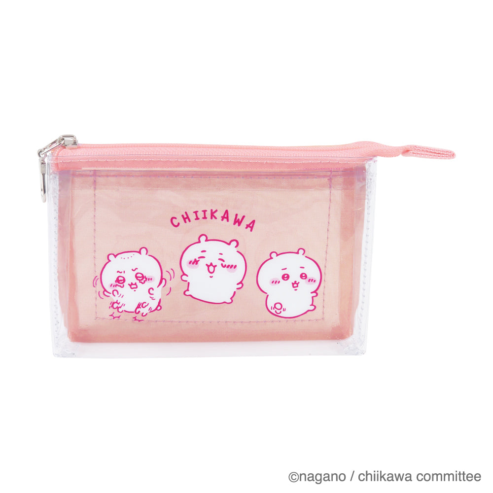吉伊卡哇 3口袋迷你袋（吉伊卡哇） ちいかわ 3ポケットポーチミニ（ちいかわ）
