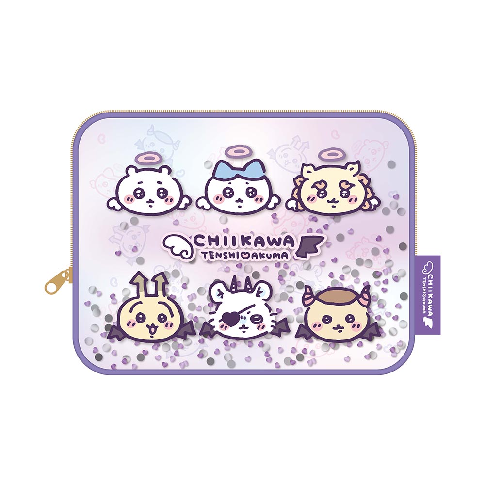 吉伊卡哇 天使?惡魔 沙沙包 ちいかわ てんし♡あくま シャカシャカポーチ