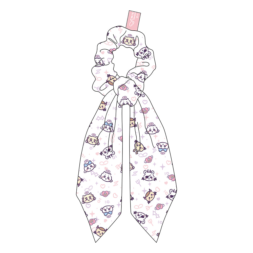 吉伊卡哇 天使?惡魔 髮圈＆圍巾 WH ちいかわ てんし♡あくま シュシュ＆スカーフ WH