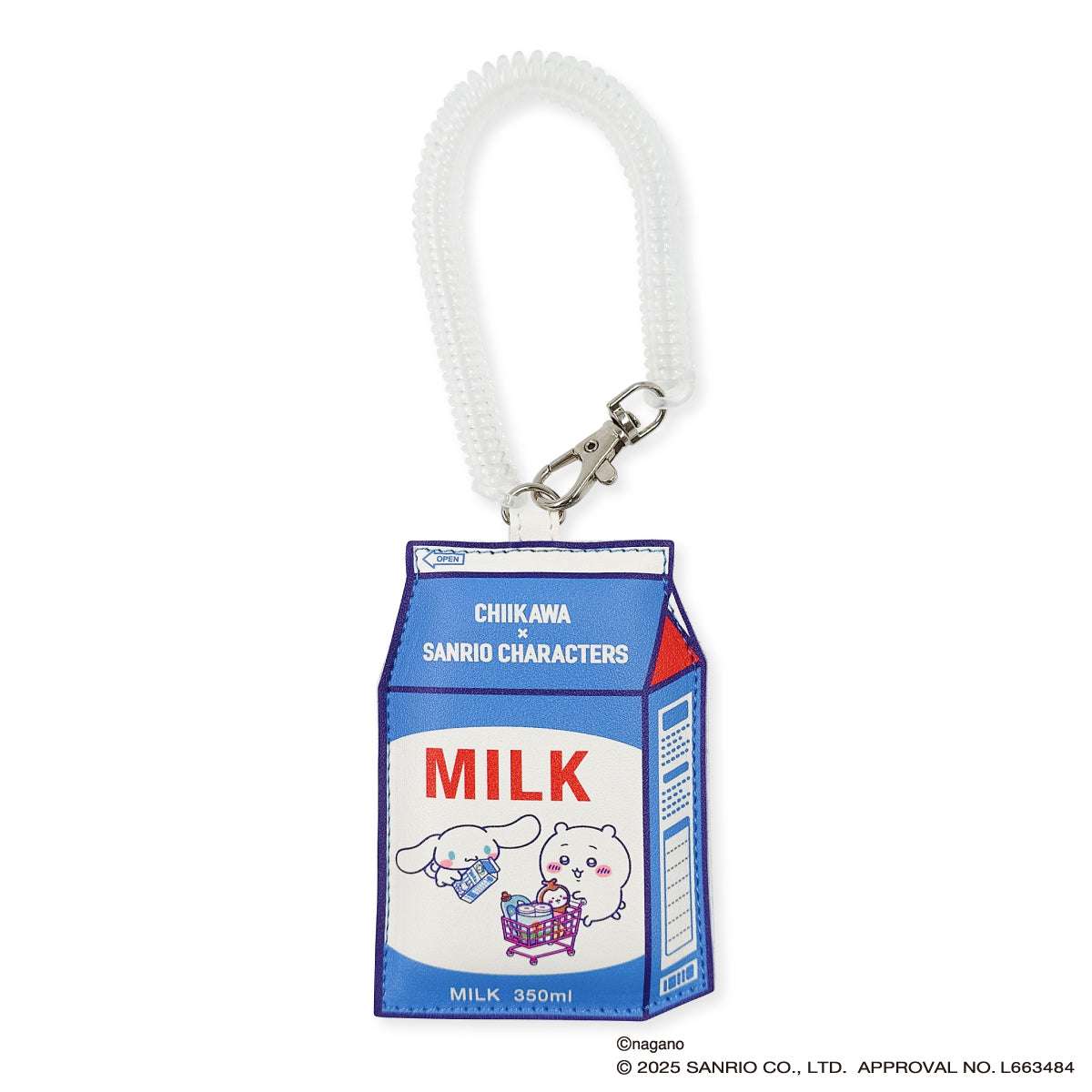 吉伊卡哇 × 三麗鷗角色 仿異形卡套 (吉伊卡哇 & 大耳狗) ちいかわ×サンリオキャラクターズ スーパーマーケットなフェイクダイカットパスケース（ちいかわ＆シナモロール）