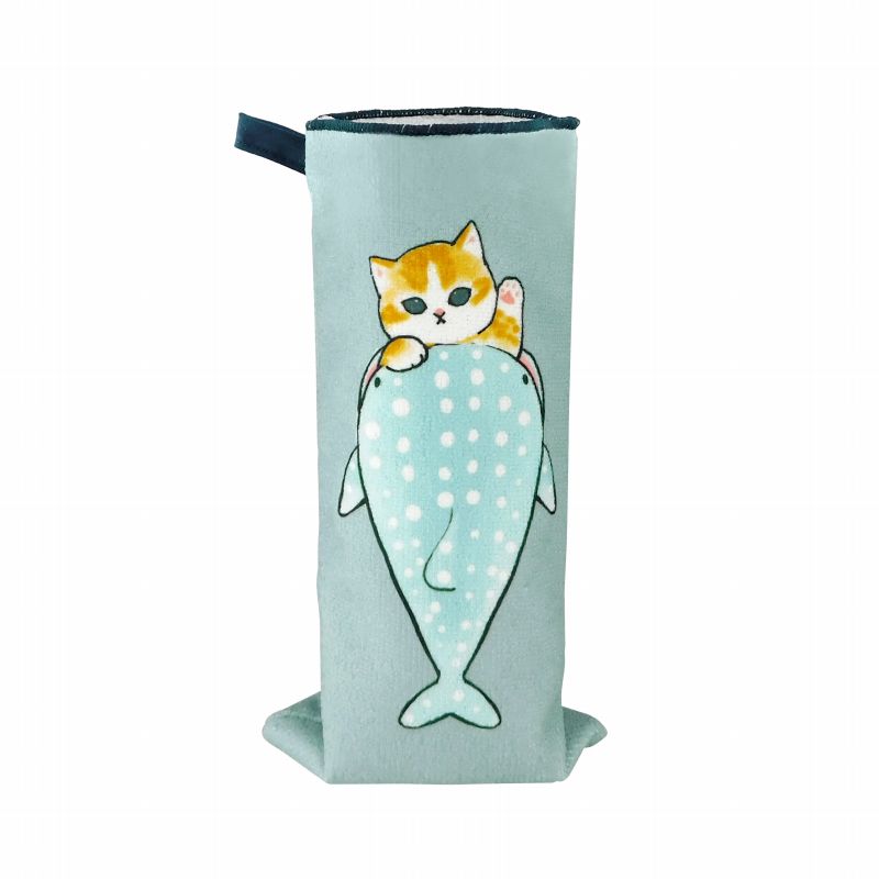 mofusand 毛巾瓶蓋（同一Nyan） mofusand タオルボトルカバー(さめにゃん)