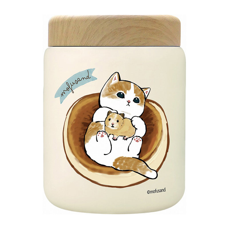 mofusand 不銹鋼湯鍋400毫升（熱蛋糕Nyan） mofusand ステンレススープポット400ml(ホットケーキにゃん）