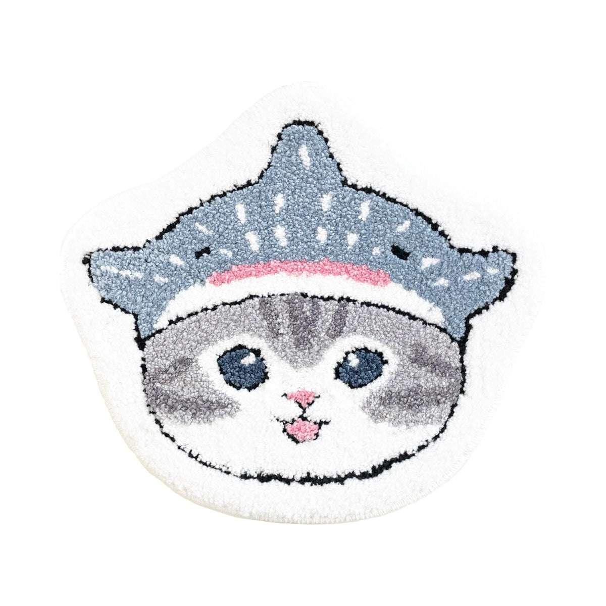 mofusand 蓬鬆迷你地墊（藍色） mofusand ふんわりミニマット(ブルー)