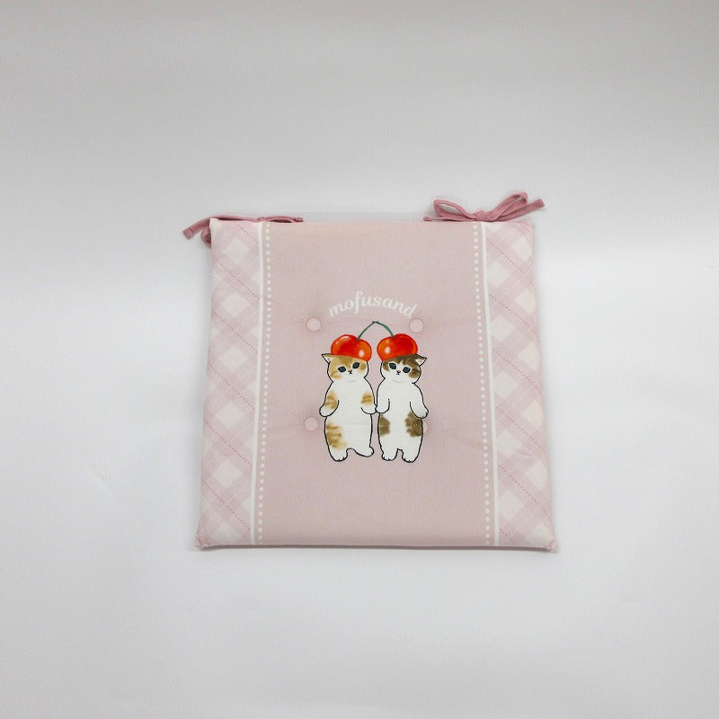 mofusand 座墊（櫻桃） mofusand シートクッション(さくらんぼにゃん)