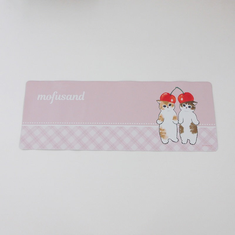 mofusand PVC廚房墊（櫻桃） mofusand PVCキッチンマット(さくらんぼにゃん)