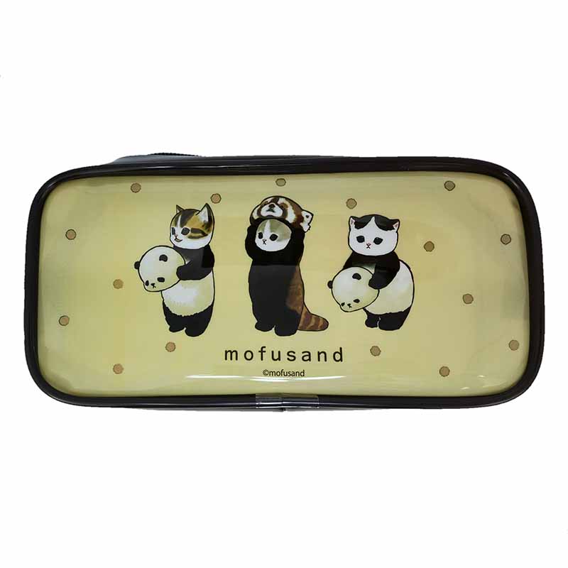 mofusand 透明門廊（服裝Nyan） mofusand クリアポーチ(着ぐるみにゃん)