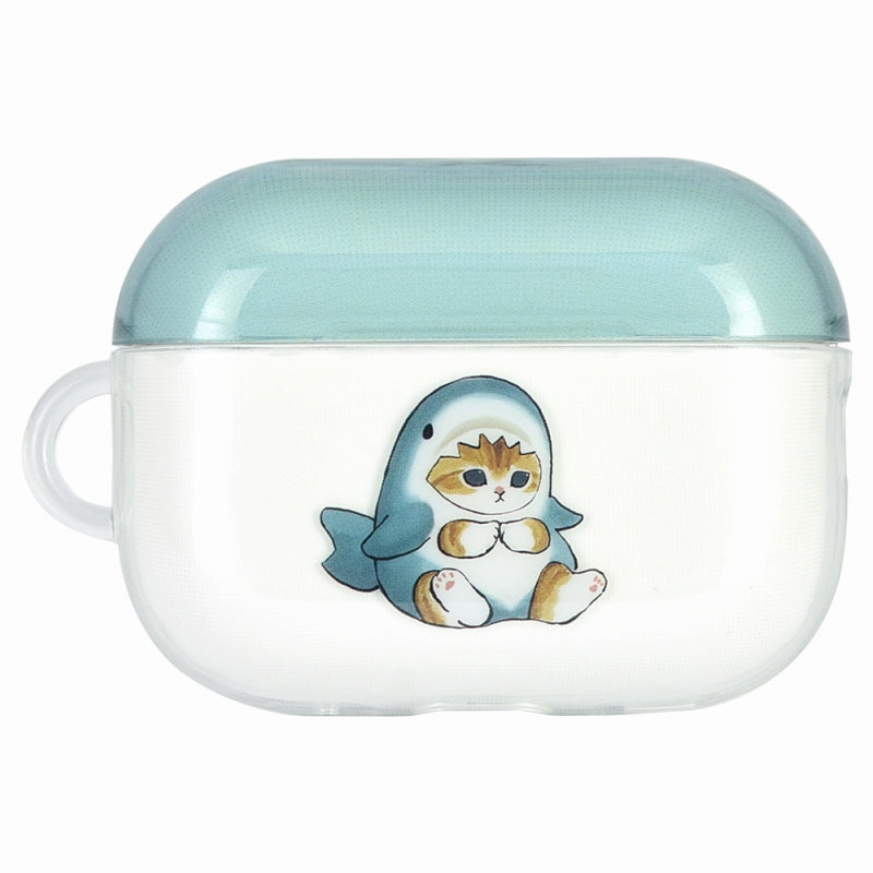 mofusand AirPods Pro兼容軟外殼（鯊魚貓) mofusand AirPods Pro対応 ソフトケース(サメにゃん)