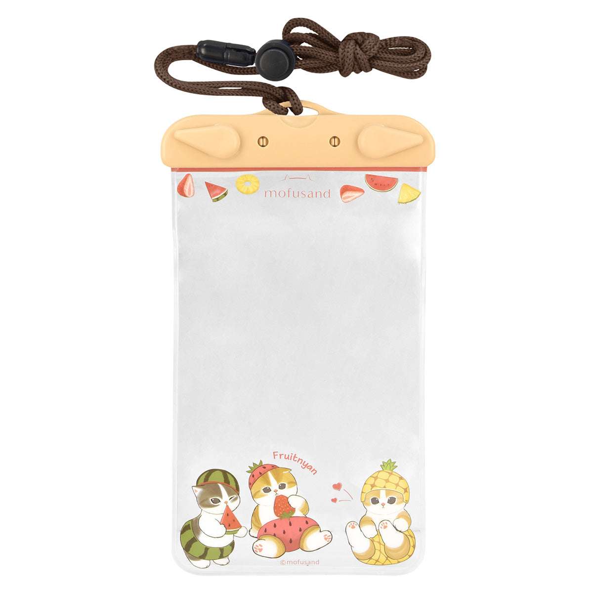 mofusand 防水袋(水果貓) mofusand 防水ポーチ(フルーツにゃん)