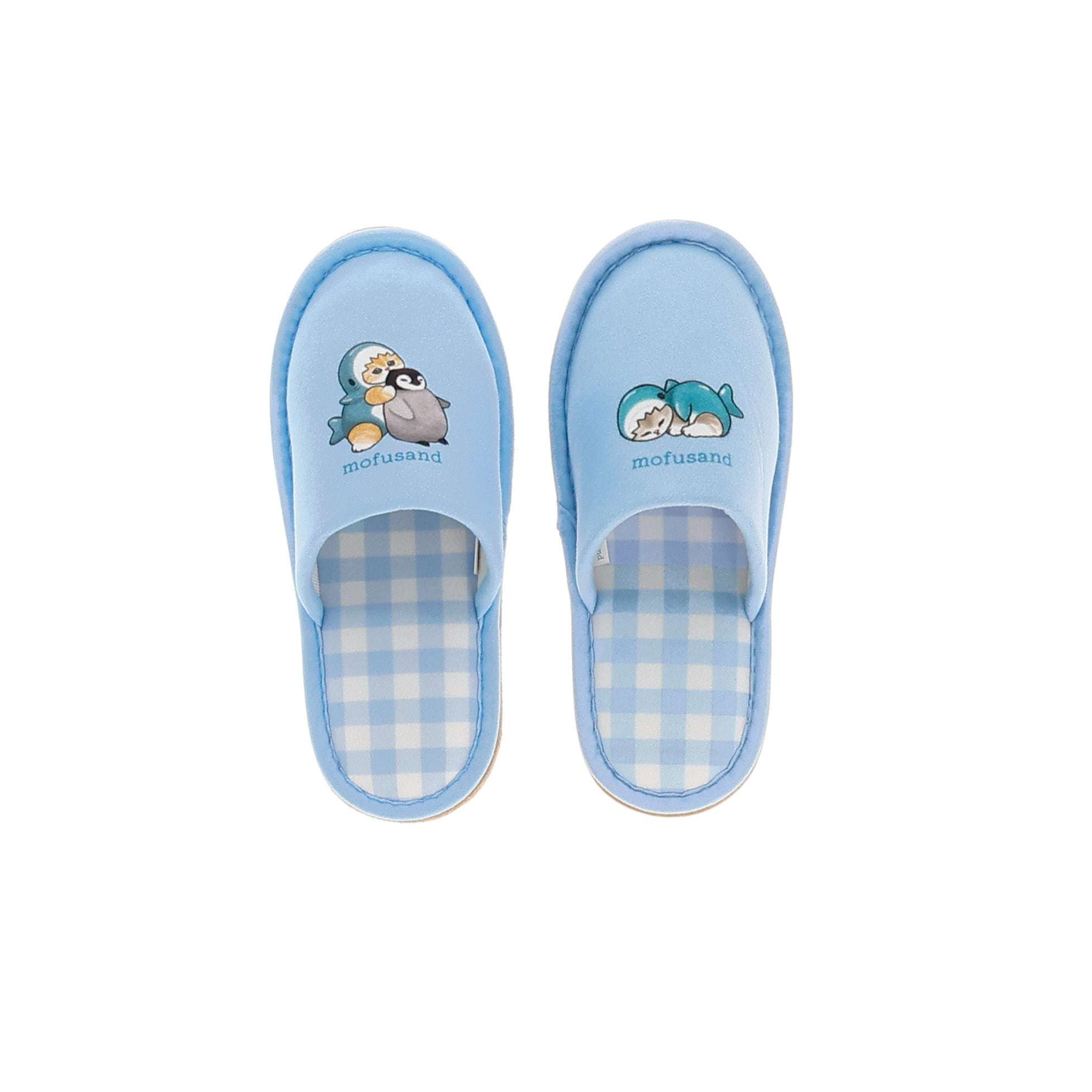mofusand 與鯊魚貓一起 拖鞋 mofusand サメにゃんといっしょ スリッパ