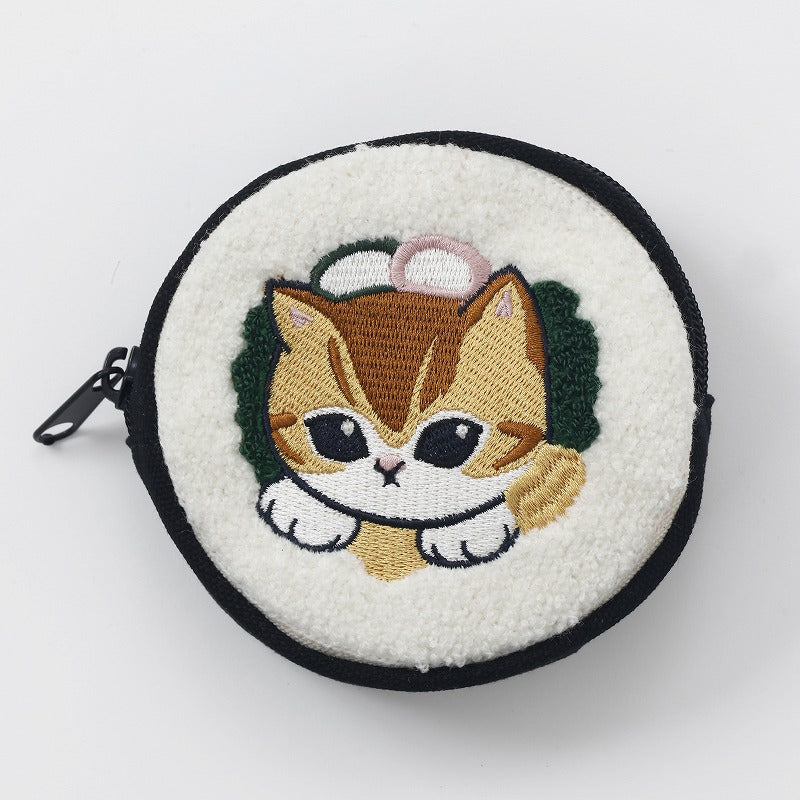 mofusand 壽司小袋薩加拉沙拉卷 mofusand お寿司 ポーチ サガラサラダ巻き