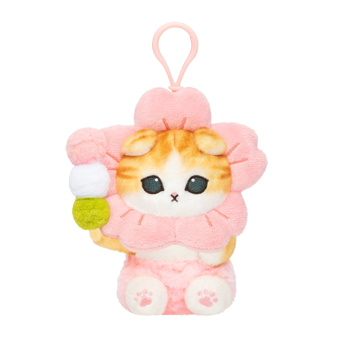 mofusand 團子勝過花的貓吊飾 mofusand 花より団子にゃんマスコット