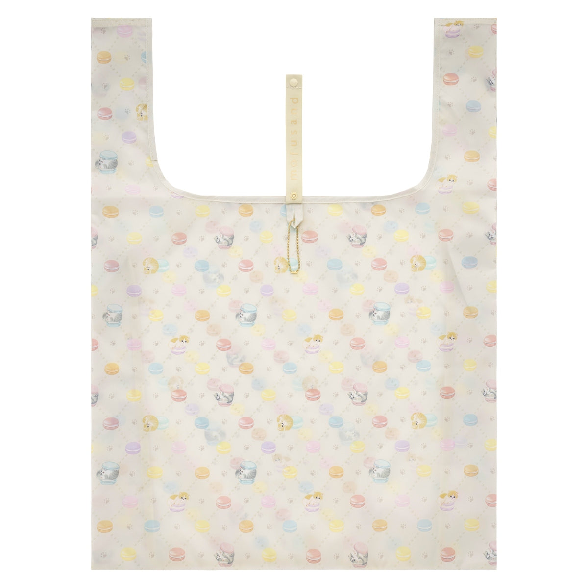 mofusand 大容量環保袋（米色） mofusand コートもすっぽり入るBIGエコバッグ(ベージュ)