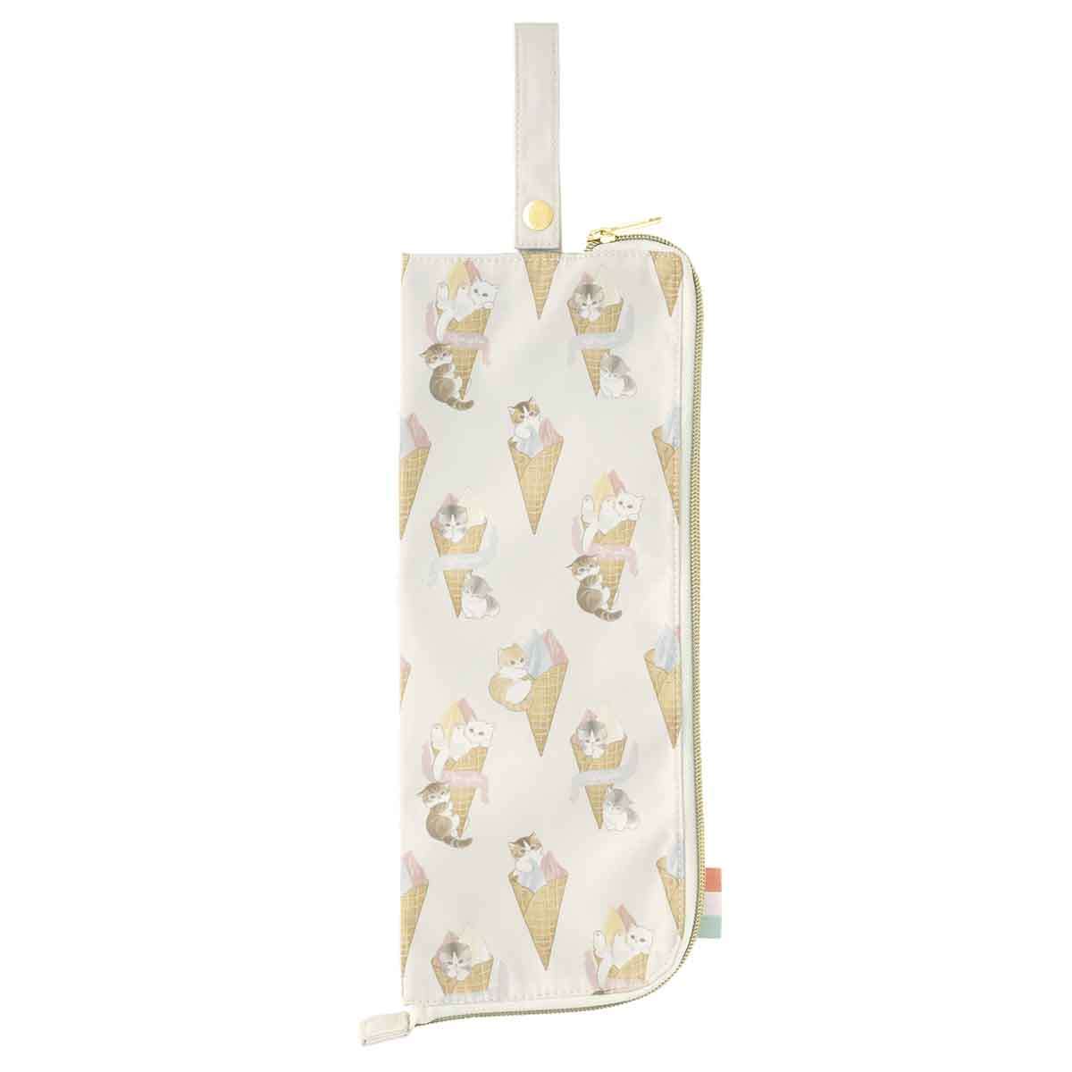 mofusand mofumofu旅行 捲髮棒收納袋 mofusand もふもふジャーニー ストラップ付きヘアアイロンポーチ