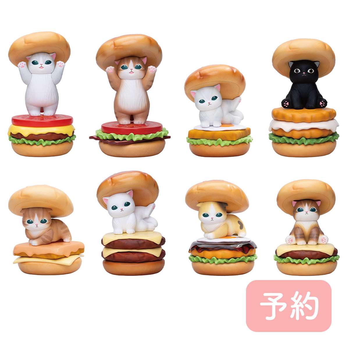 mofusand GPS BOX 漢堡貓（全8款） mofusand GPS BOX Hamburger Meow(全8種)