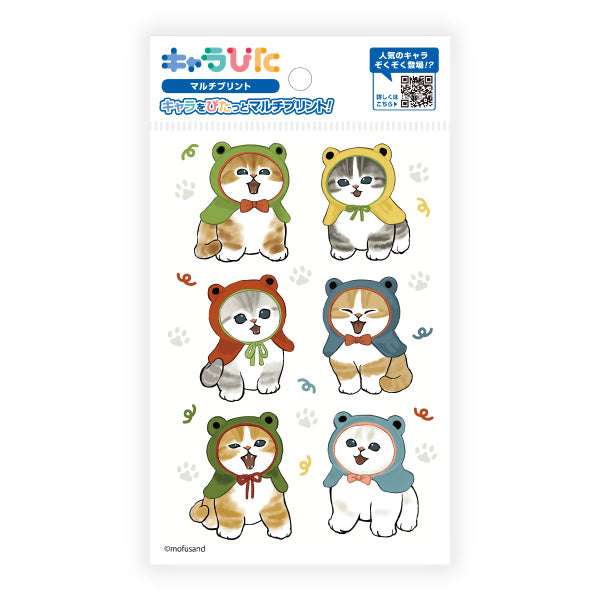 mofusand Charapita 多功能貼紙④明信片2 mofusand キャラぴた マルチプリントシート④はがき2