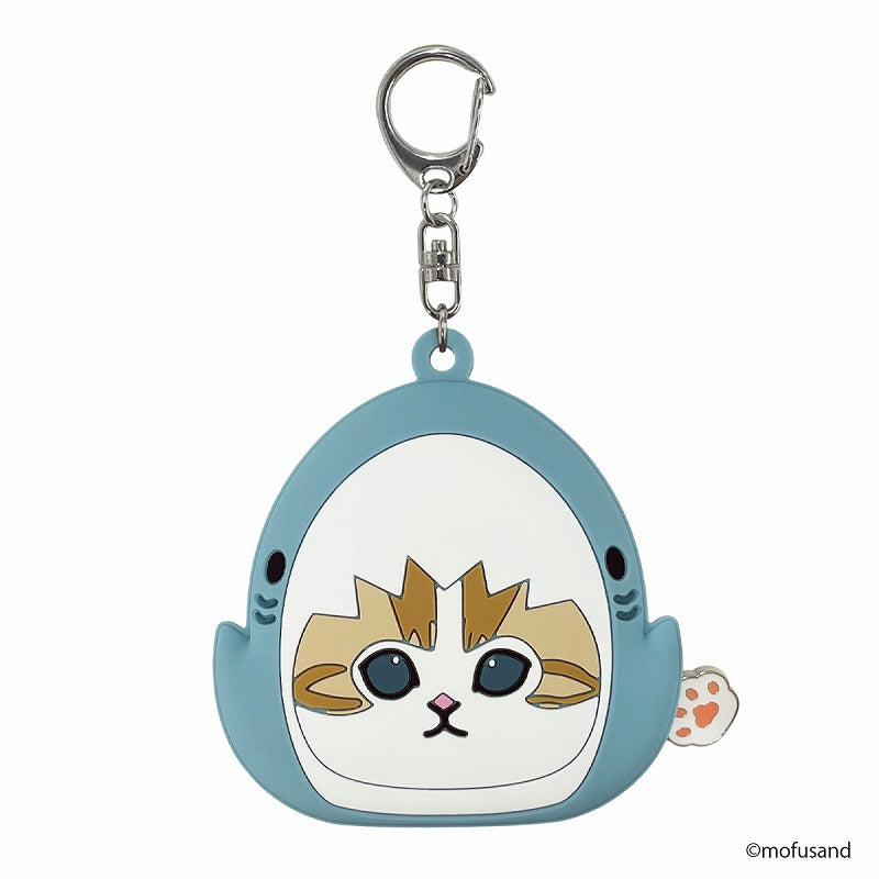 mofusand Mini Siri比賽（鯊魚貓) mofusand ミニシリコンポーチ(サメにゃん)