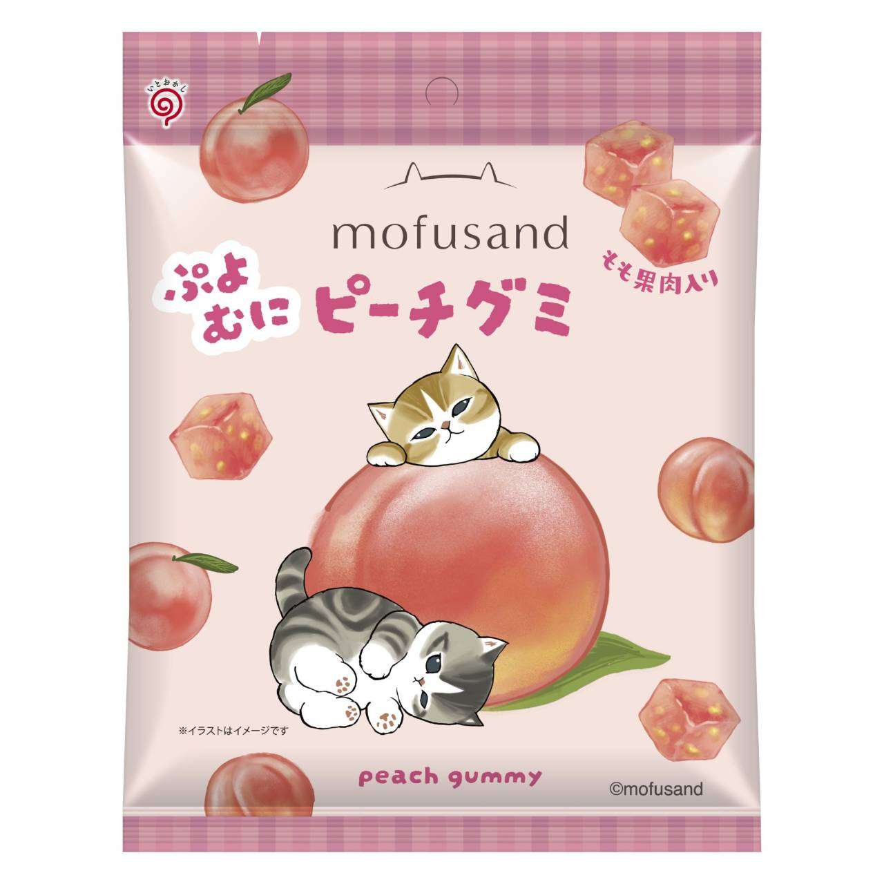 mofusand Puyomuni 軟糖（桃子） mofusand ぷよむにピーチグミ