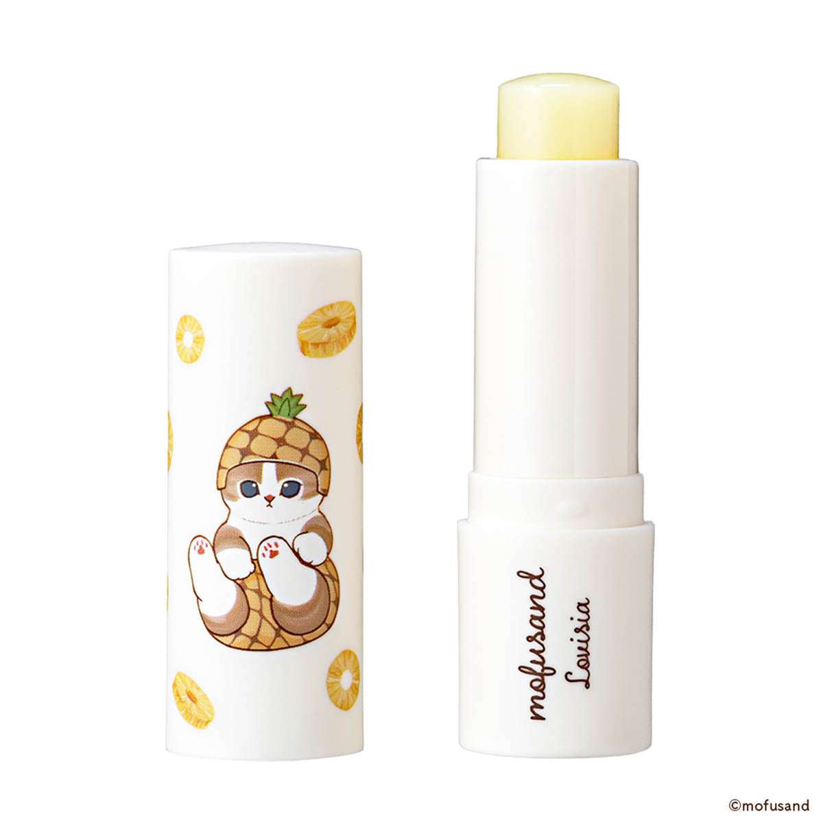 mofusand Lovisia 潤唇膏（鳳梨貓） mofusand Lovisia リップクリーム(パイナップルにゃん)