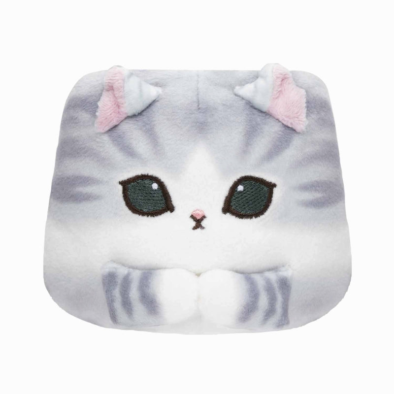 mofusand 握住Nyan Pen Stand（灰白色） mofusand にゃんこの持ちますペン立て(灰白)