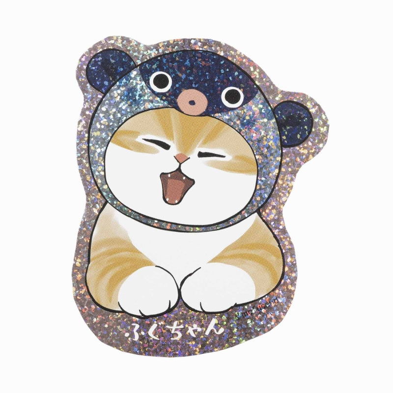 mofusand 可以粘貼在智能手機上的大小的全息圖（Fugu -Chan） mofusand スマホに貼れるサイズのホログラムステッカー(ふぐちゃん)